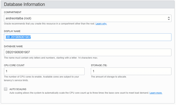 Auto Scaling Autonomous