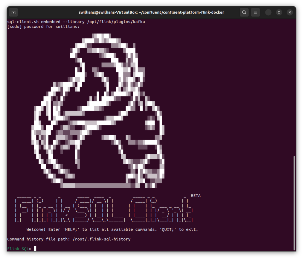 Apache Flink e PostgreSQL